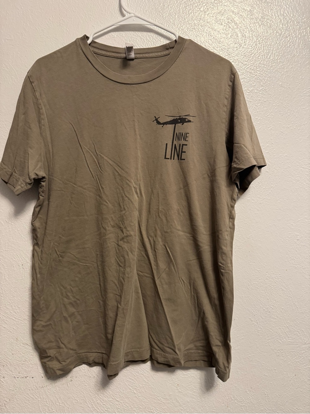 Nine Line Men's Short-Sleeve Crewneck T-Shirt in Olive
